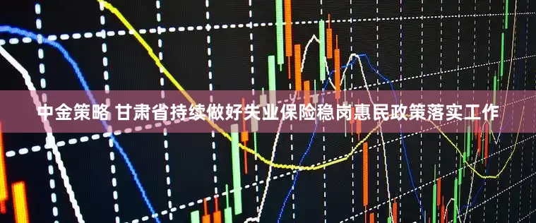 中金策略 甘肃省持续做好失业保险稳岗惠民政策落实工作